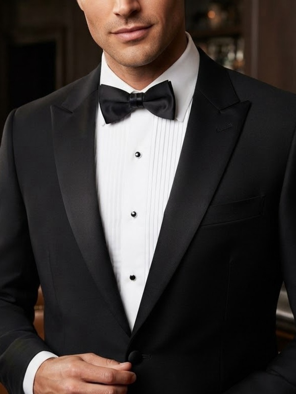 Men’s Classic White Tuxedo Shirt Vintage Collectable